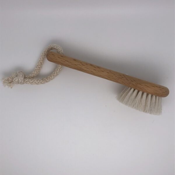 Brosse visage en hêtre et crins de cheval – Image 2